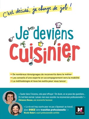 cover image of Je deviens cuisinier! C'est décidé, je change de job!